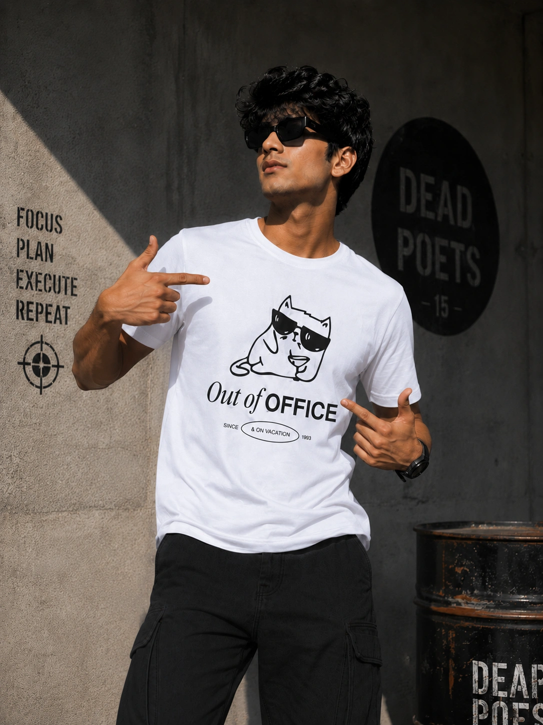 ChatGPT Image May 9, 2026, 02_27_10 PM Out of Office – Regular Fit Chill Mode Graphic Cotton T-Shirt for Men - Image 1