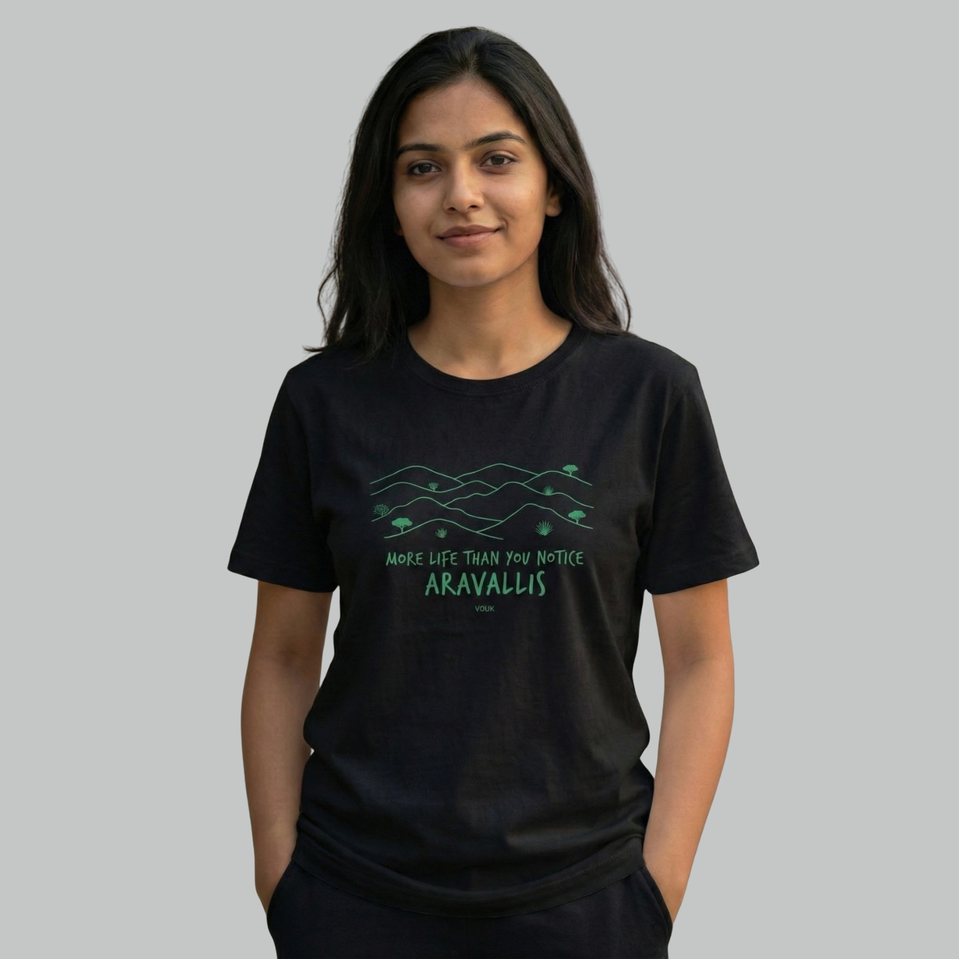 14 Aravallis – More Life Than You Notice | Printed Regular Fit T-Shirt - Image 1