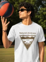 Nature’s Embrace Regular Printed T-Shirt for Men