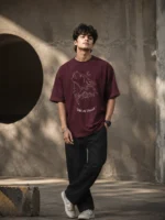 VOUX – Wild At Heart Oversized Graphic T-Shirt for Men - Image 3
