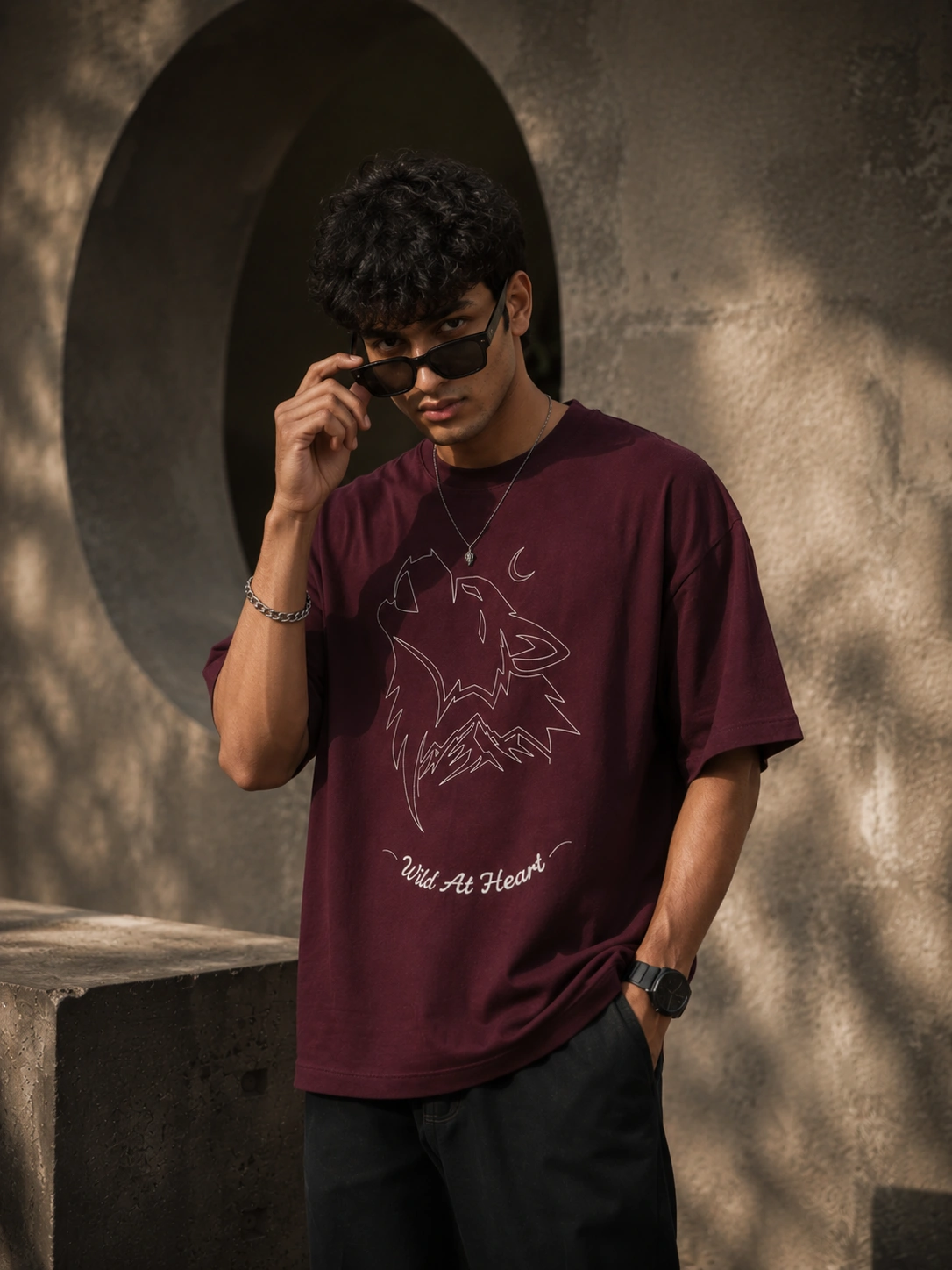 ChatGPT Image May 13, 2026, 03_04_38 PM VOUX – Wild At Heart Oversized Graphic T-Shirt for Men - Image 1