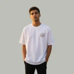 The Outdoors Chronicle – Oversized Graphic Cotton Tee - Image 2