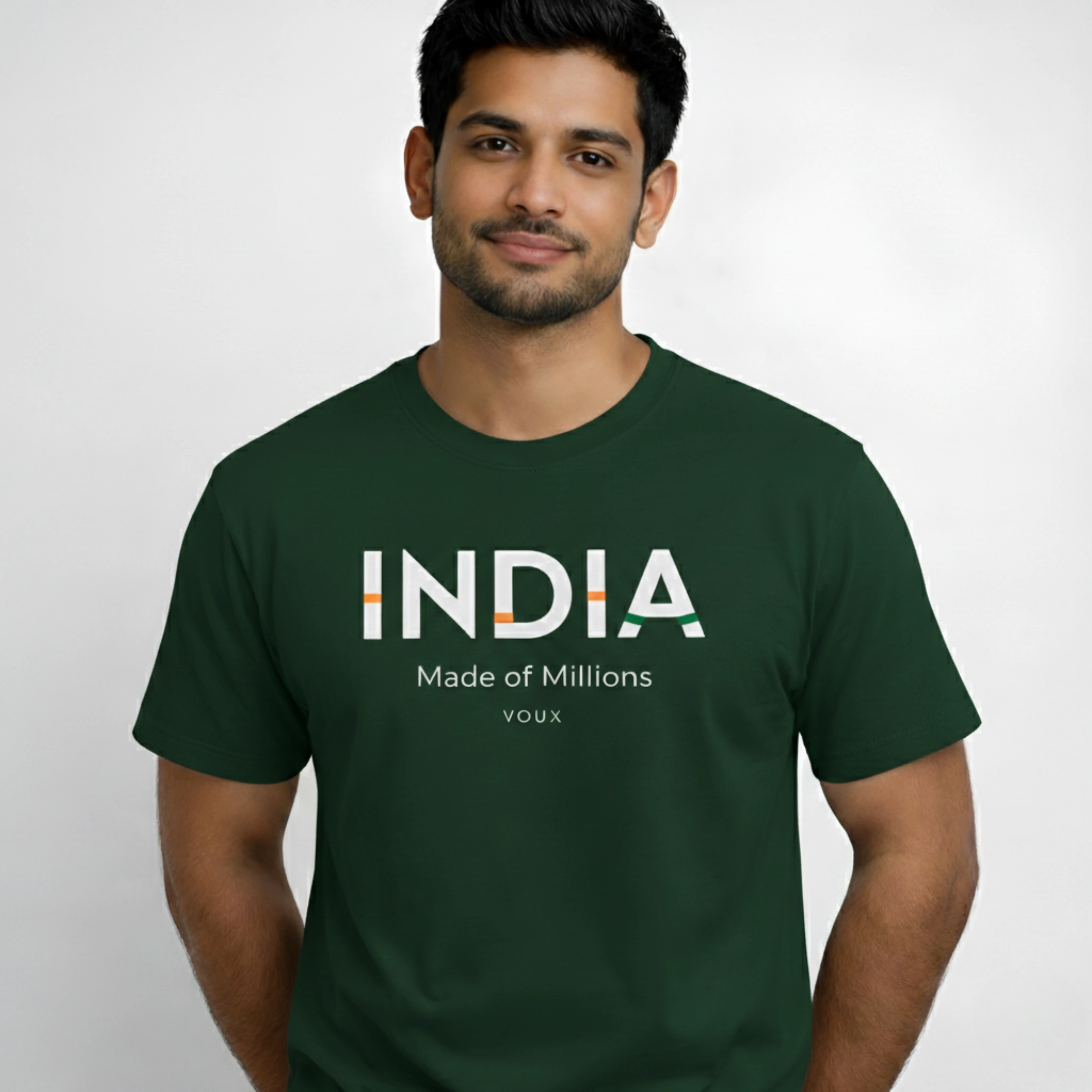 12 VOUX “INDIA – Made of Millions” Regular Fit T-Shirt for Men - Image 1