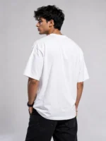 “Live In Colours” Oversized Printed Cotton T-Shirt for Men - Image 3