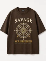Savage Wanderer Oversized T-Shirt for Men | Voux.in - Image 3