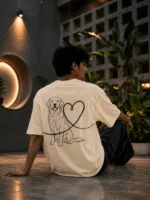 VOUX Dog Lover Oversized T-Shirt for Men - Image 3