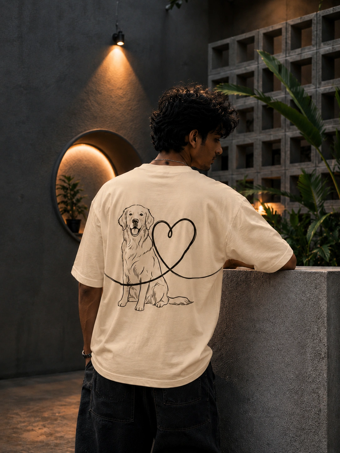 ChatGPT Image May 12, 2026, 06_38_33 PM VOUX Dog Lover Oversized T-Shirt for Men - Image 1