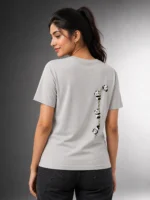 Hanging Panda Printed T-Shirt for Women | Voux.in - Image 2